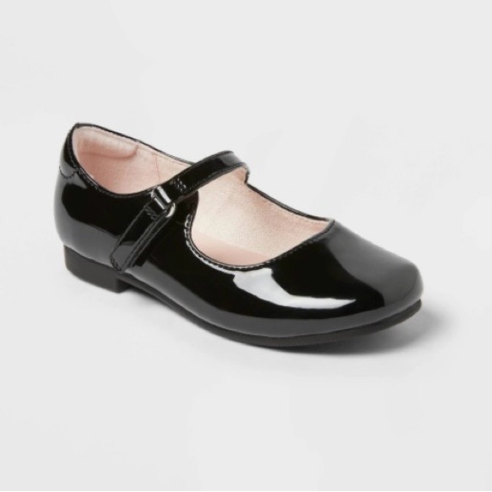 Toddler Marie Mary Jane Dress Shoes - Cat & Jack™ Black Size 6T